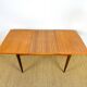 Scandinavian dining table in teak 1960