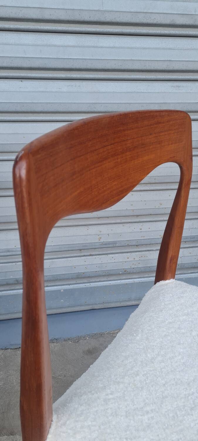 Set of 4 Scandinavian teak chairs
