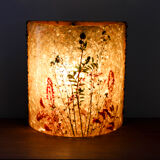 Accolay resin and copper wall lamp