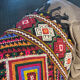 Old anatolian rug for sofa