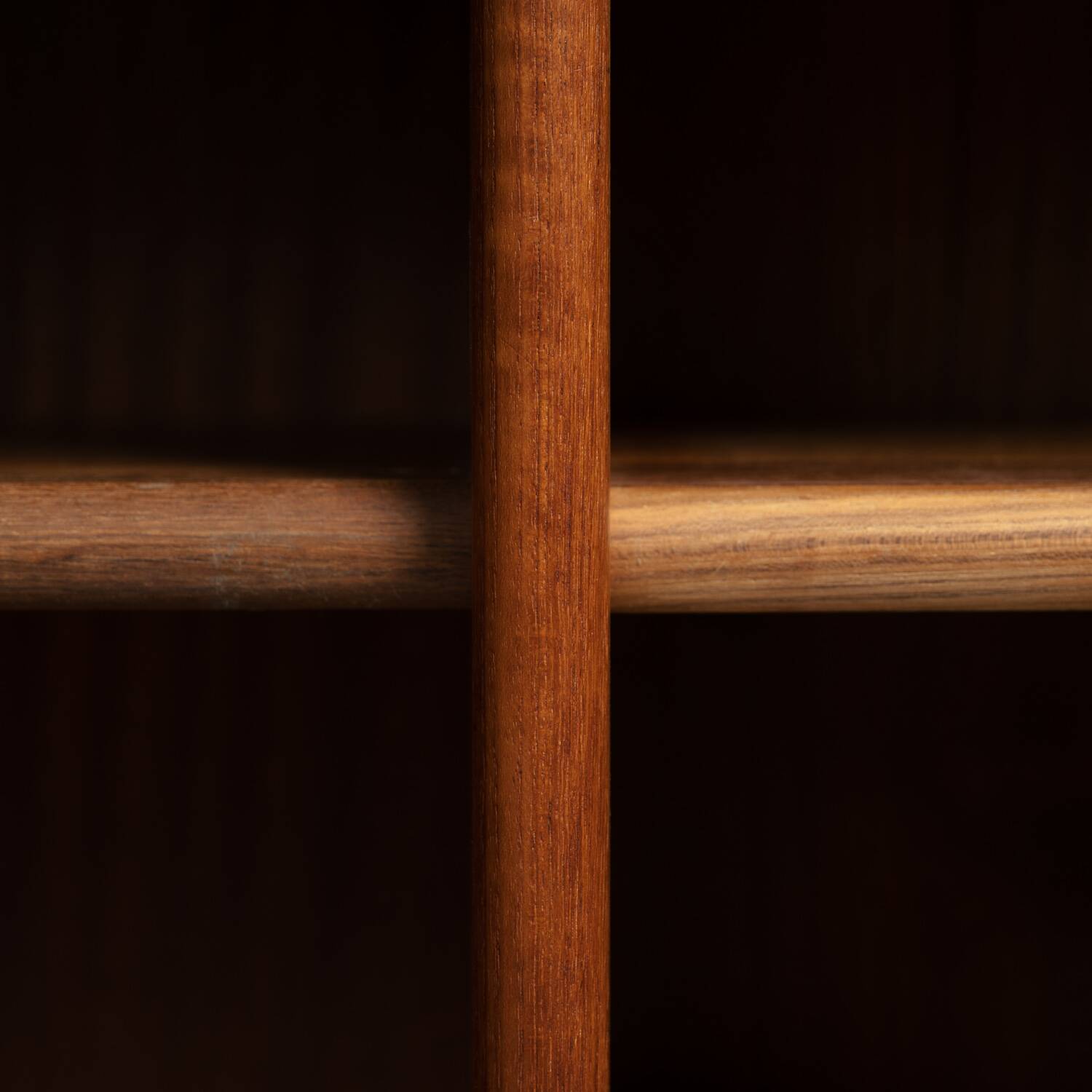 Danish teak Dyrlund credenza with visible joints, drawers and doors