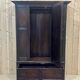 English oak wardrobe from the beginning of the 20th century - Dismantable into 3 parts
