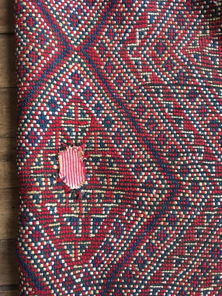 Handmade vintage kilim rug, 297cmx189 cm