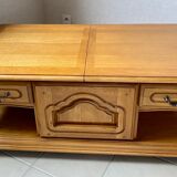 Solid oak coffee table