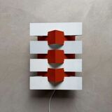 Anvia wall lamp Hoogervorst white orange 60s