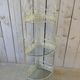 Glass and wrought iron shelf