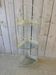 Glass and wrought iron shelf