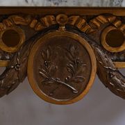 Small Carved Wood Wall Console, Louis XVI style, Napoleon III period – Mid-19th century