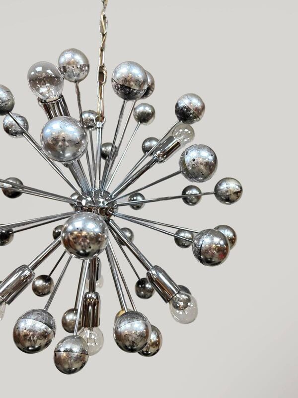 Chandelier vintage design Sputnik Cosack Leuchten 'Ere du spatial'