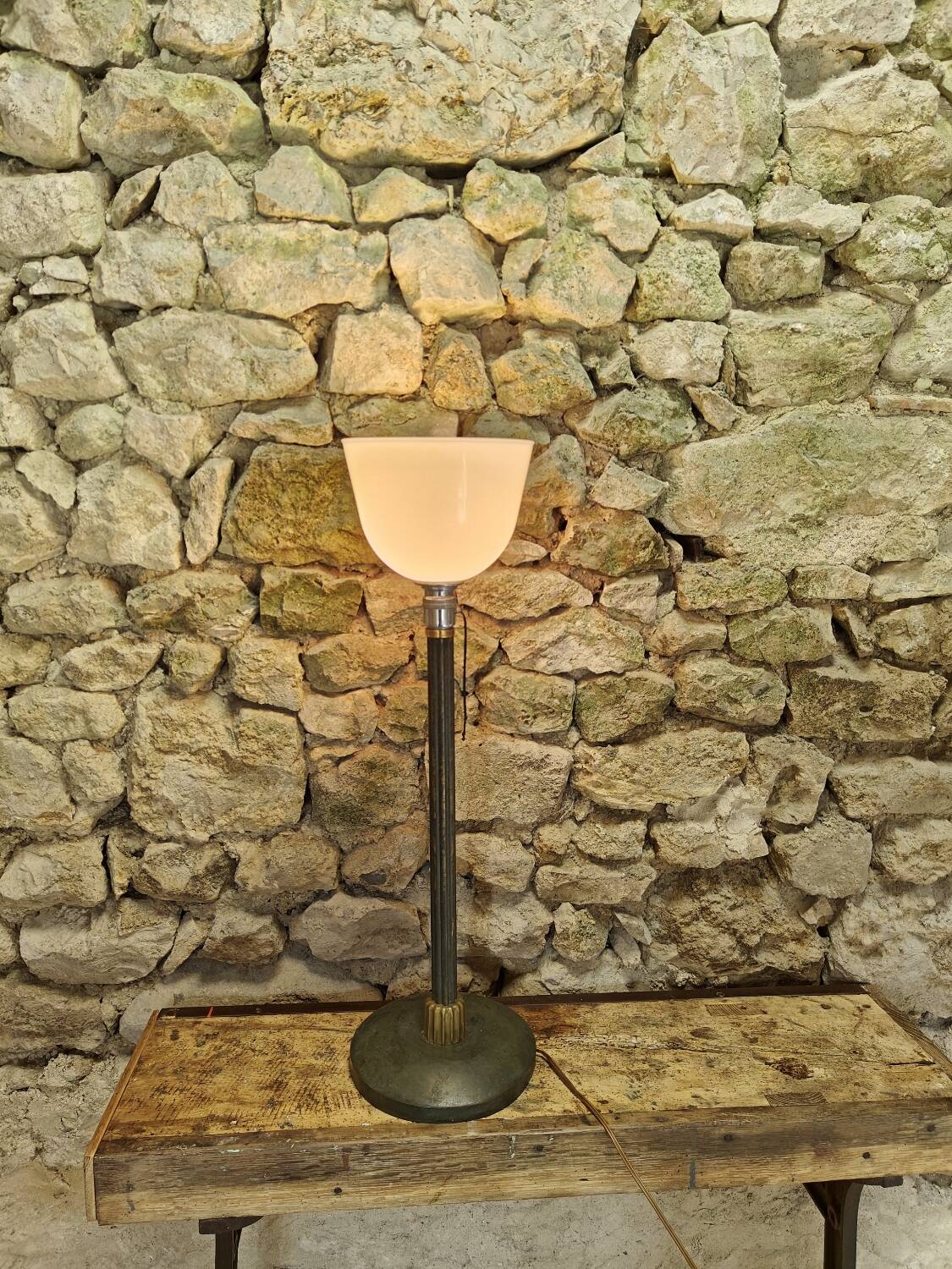 Art Deco P.Fargette table lamp