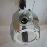 Space Age in chrome metal hanging lamp