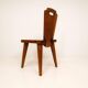Chaises de salle à manger modernes suédoises en pin attribuées à Bo Fjaestad, années 1940