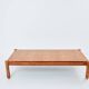 Large modernist curly ash coffee table by Pier Luigi Colli 1950