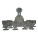 Baccarat valancay carafe + 10 verres a porto cristal