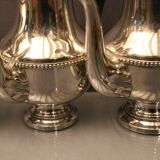 Louis XVI-style silver metal coffee teapot sugar maker