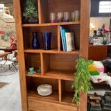 Large teak bookcase