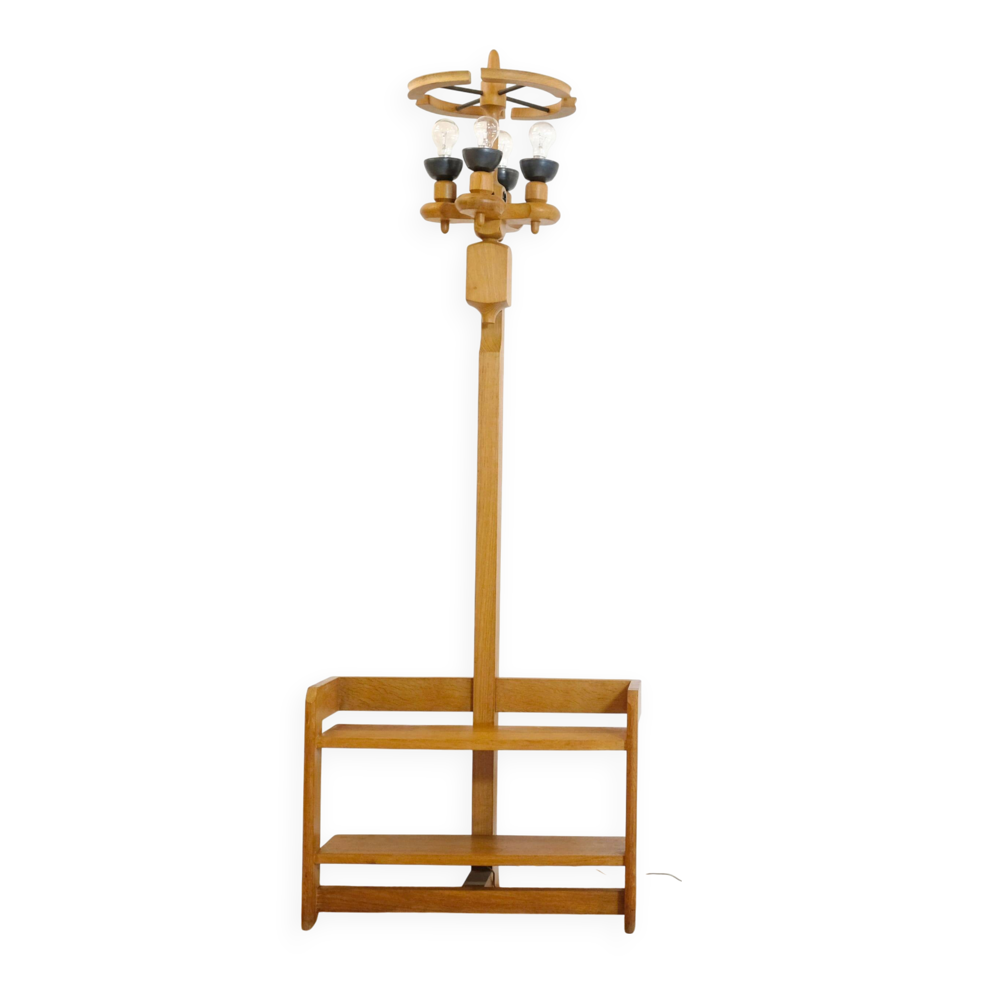 Guillerme and Chambron for Your Home, a floor lamp forming a shelf, 196