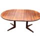 Vintage Teak Glostrup Dining Table Extendable Oval 1970s