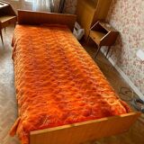 Lit en teck style scandinave année 1970