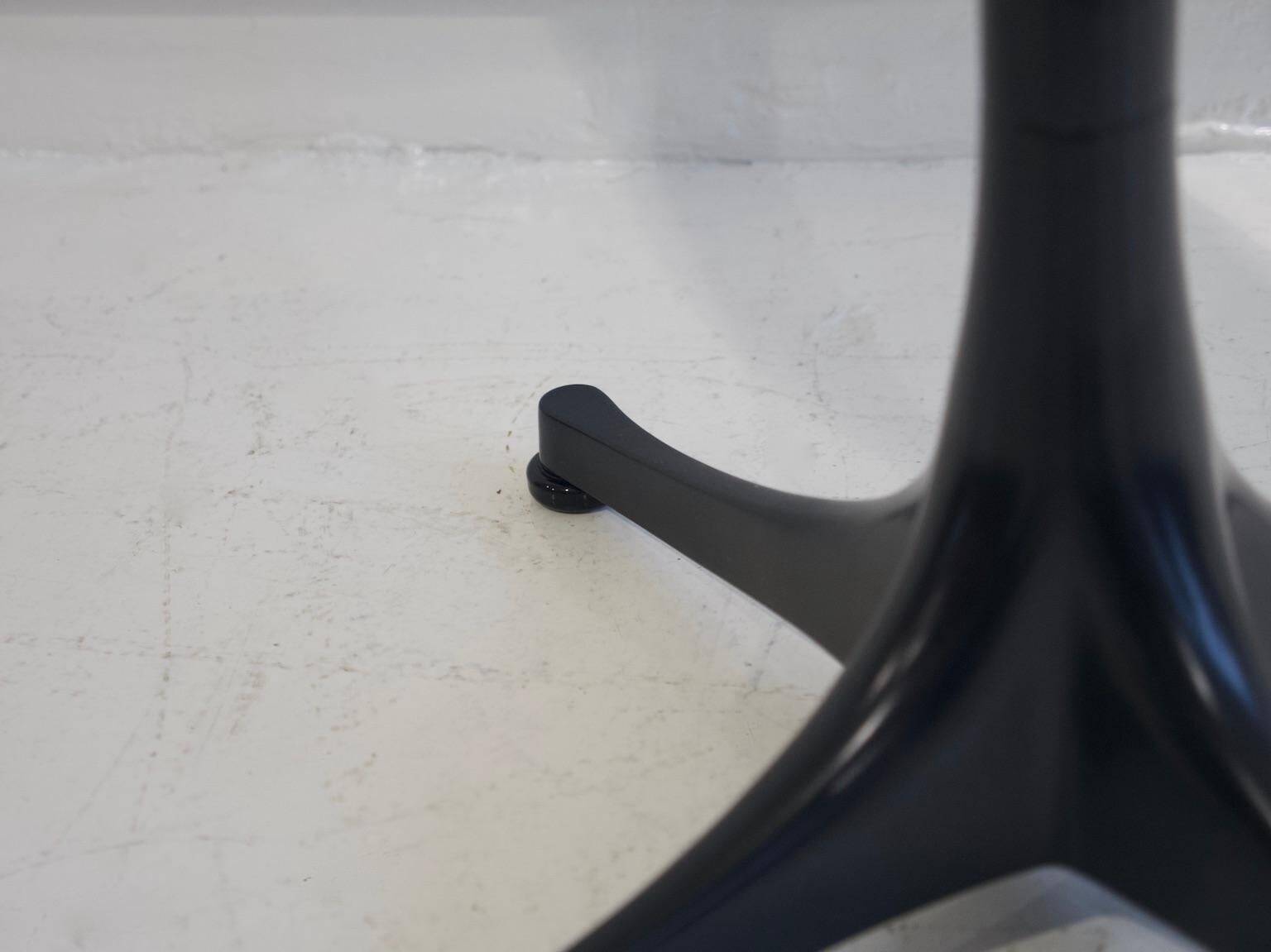 George Nelson Black Pedestal Table by Vitra