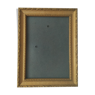 Golden frame for a placed image /photo of 13 x 18 cm Deknudt brand Never used state com