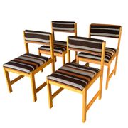 Set of 4 Scandinavian Dining Chairs