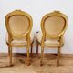 Louis XVI style living room in gilded wood