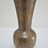 Solid bronze vase brutalist 70s