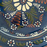 Andalusian dish in blue ceramic