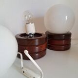 Pair of bedside lamps