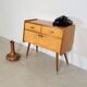 Mid-Century Modern Telephone Bench / Small Sideboard