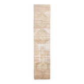3x12 1958s Antique Vintage Runner Tapis, 78x394Cm