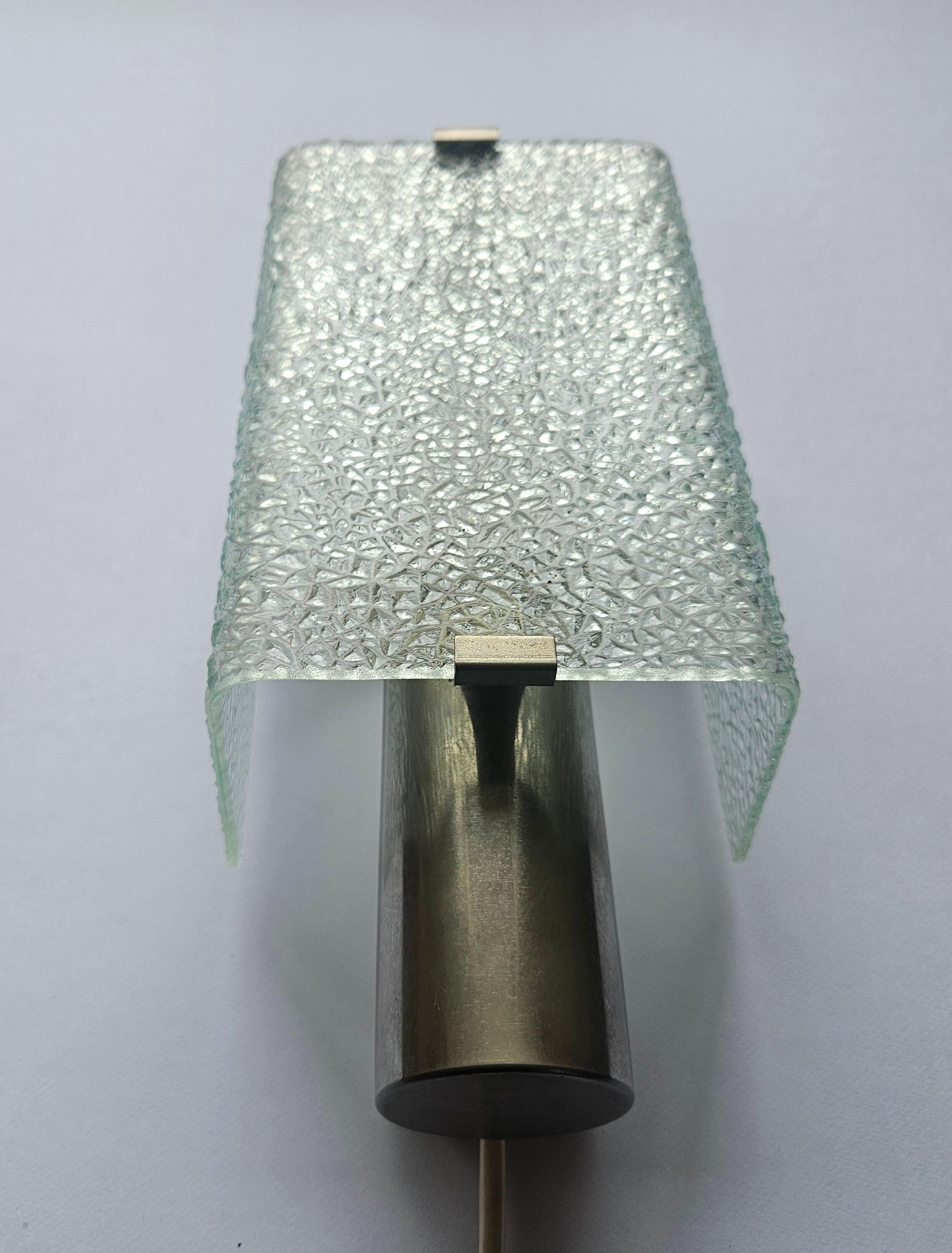 Rare Mid-Century Wall Lamp in the Style of Kalmar, Germany, 1970s