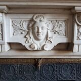 Marble fireplace