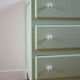 Commode vintage vert d'eau
