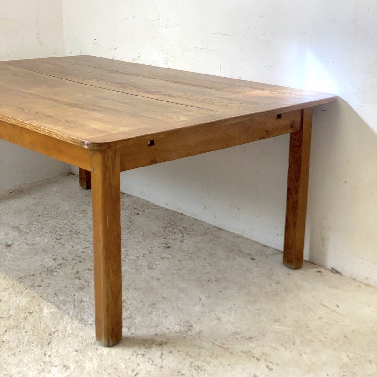 Large vintage 1950s farmhouse table