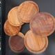 Wooden coasters with vintage holders