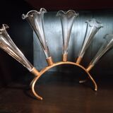 Antique tulip centerpiece in the style of Baccarat
