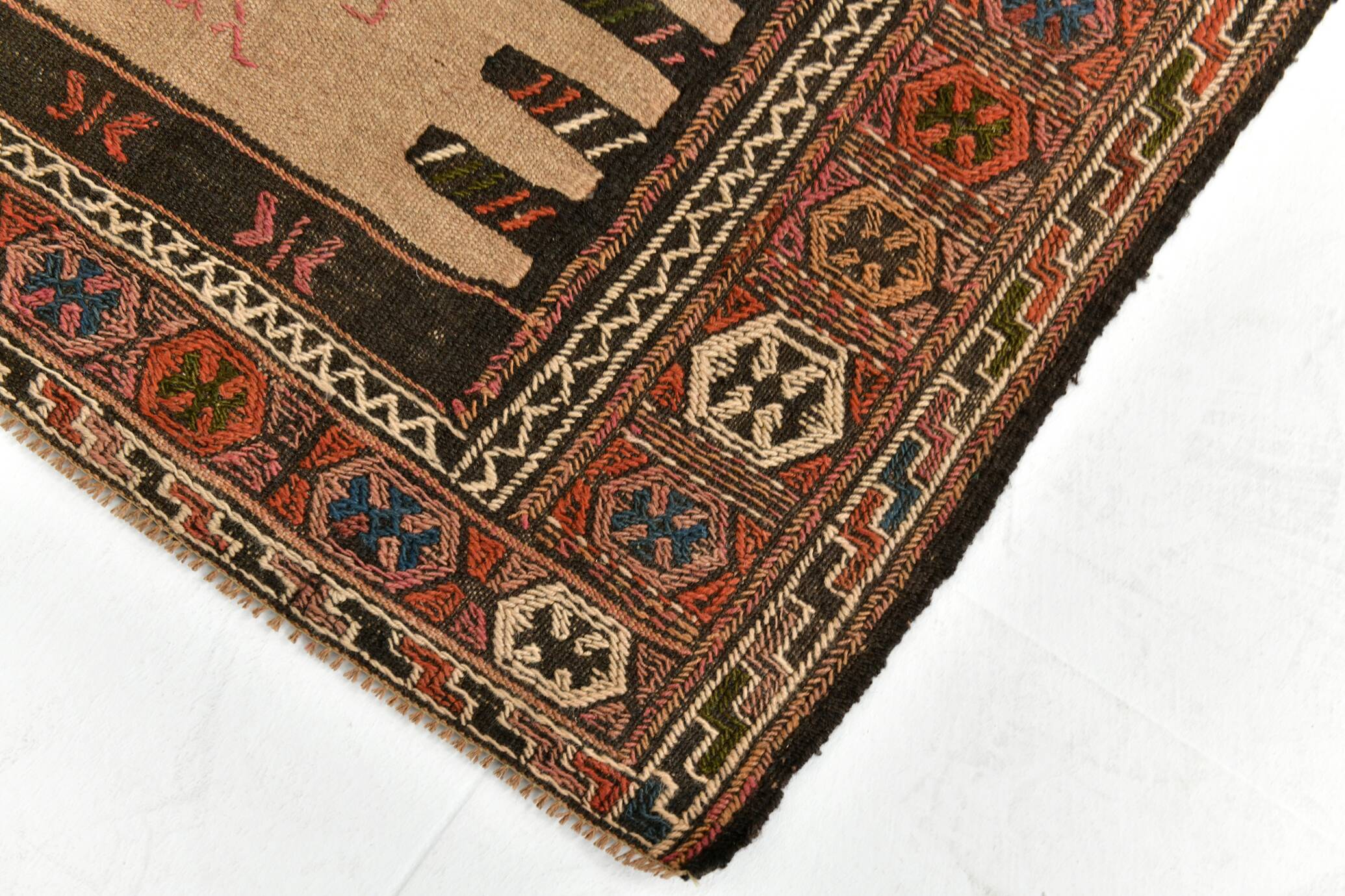 3x6 Mid Century Modern Kilim Rug, 99x197Cm