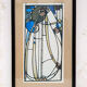 Illustration of a stained glass window by Mackintosh