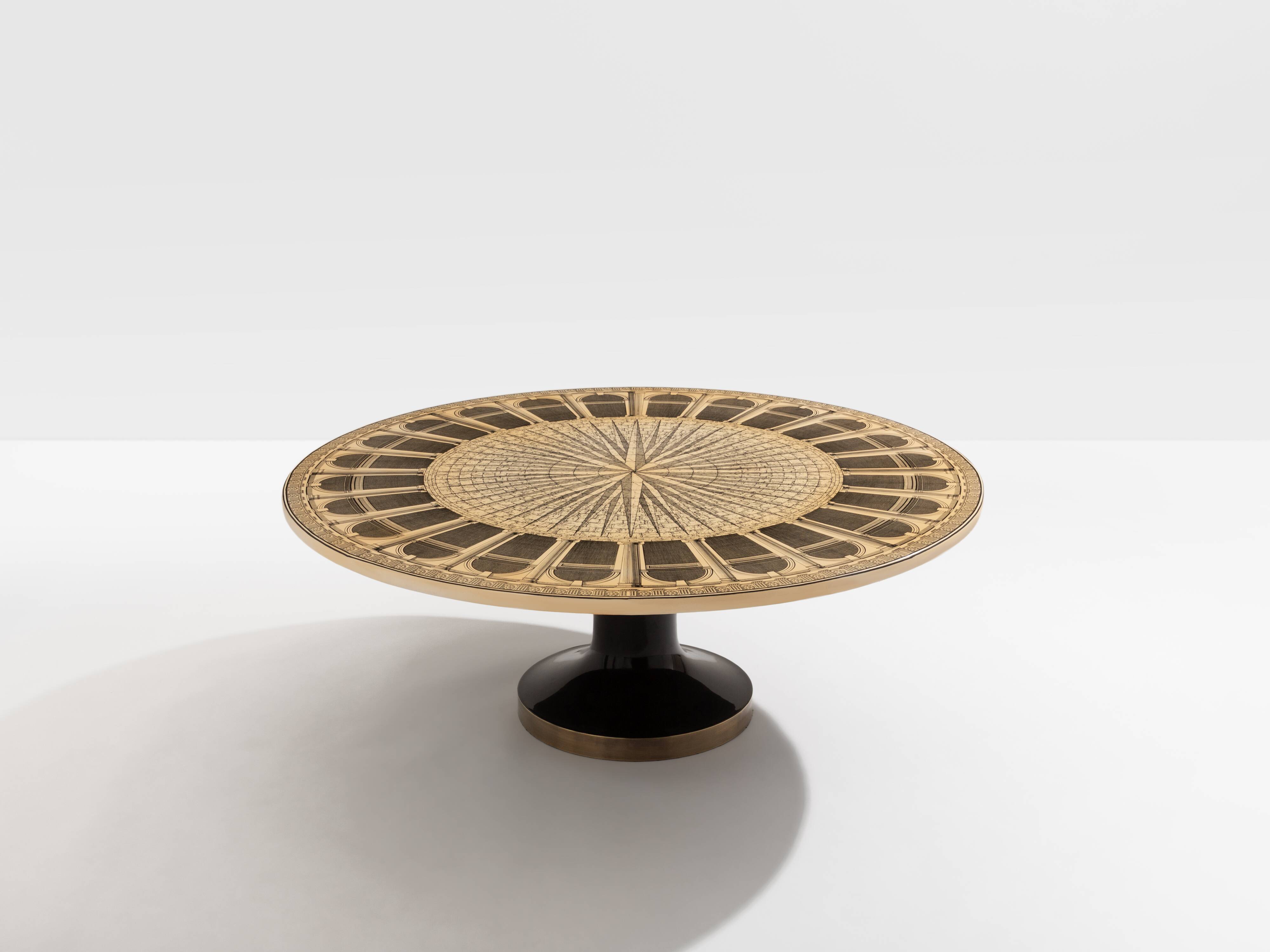 Piero Fornasetti coffee table series Architettura 1960