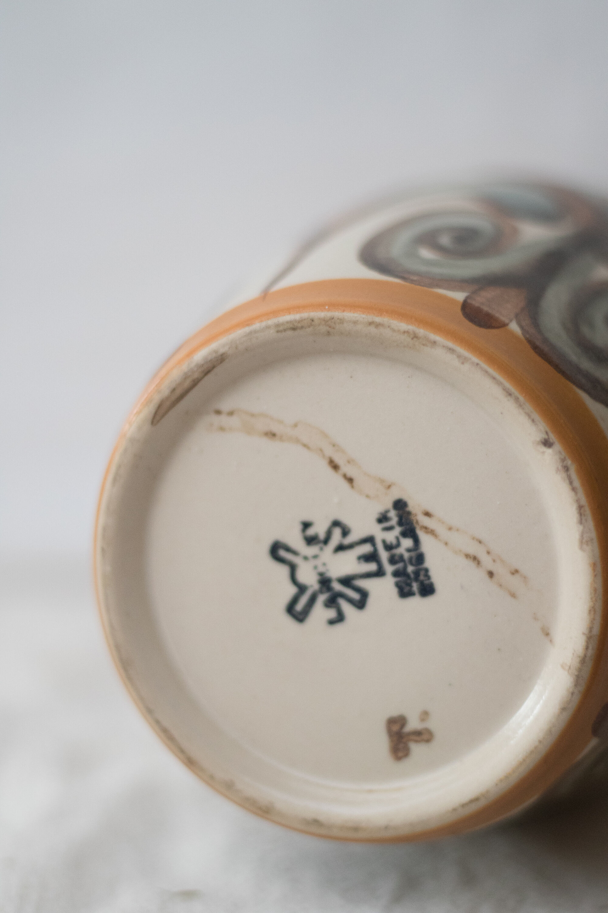 Vase Glyn Colledge denby ceramist English