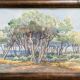 Watercolor painting andré casabonne (1922-1950) orientalist sidi ferruch algeria
