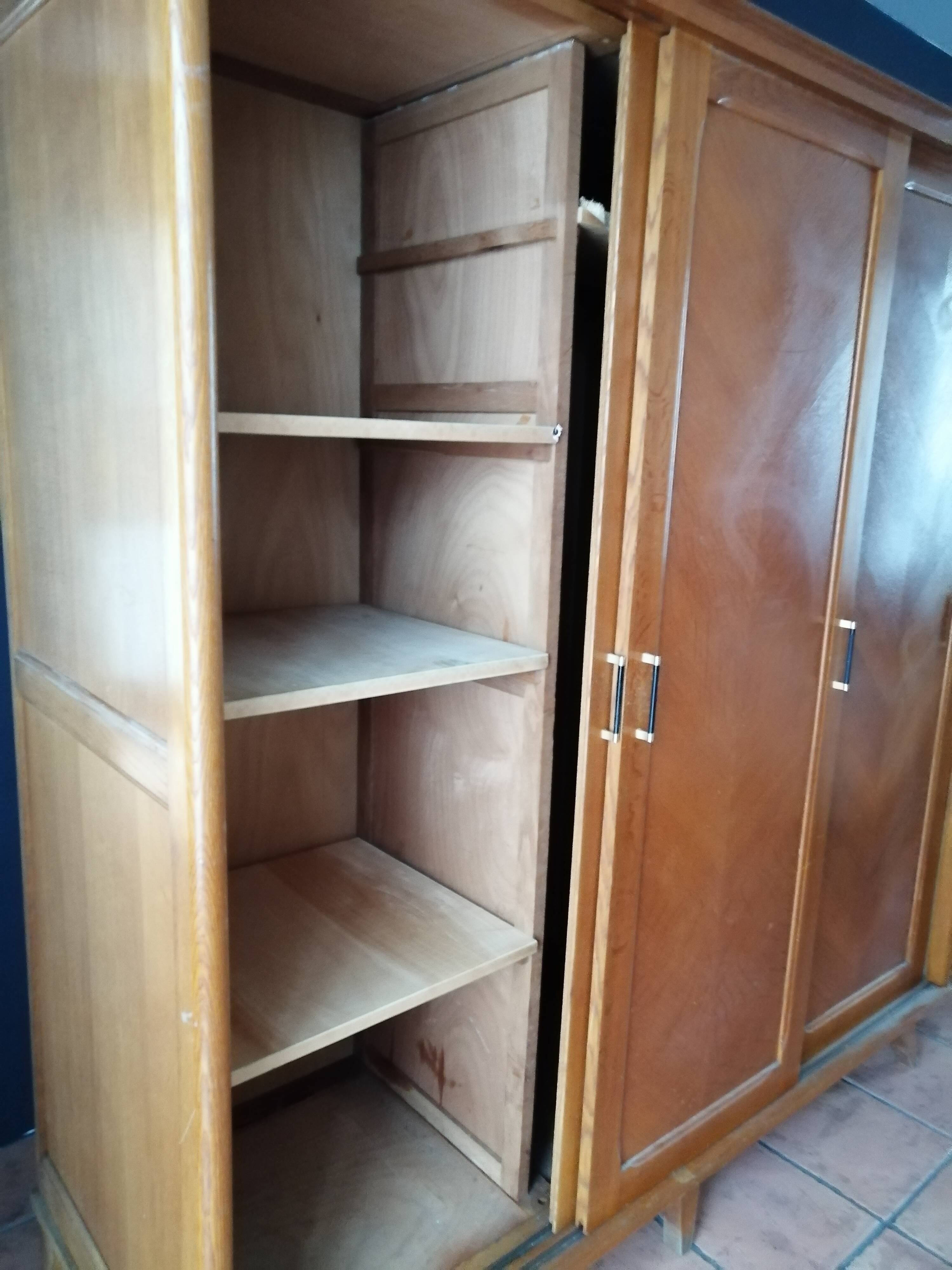 50s wardrobe - sliding doors