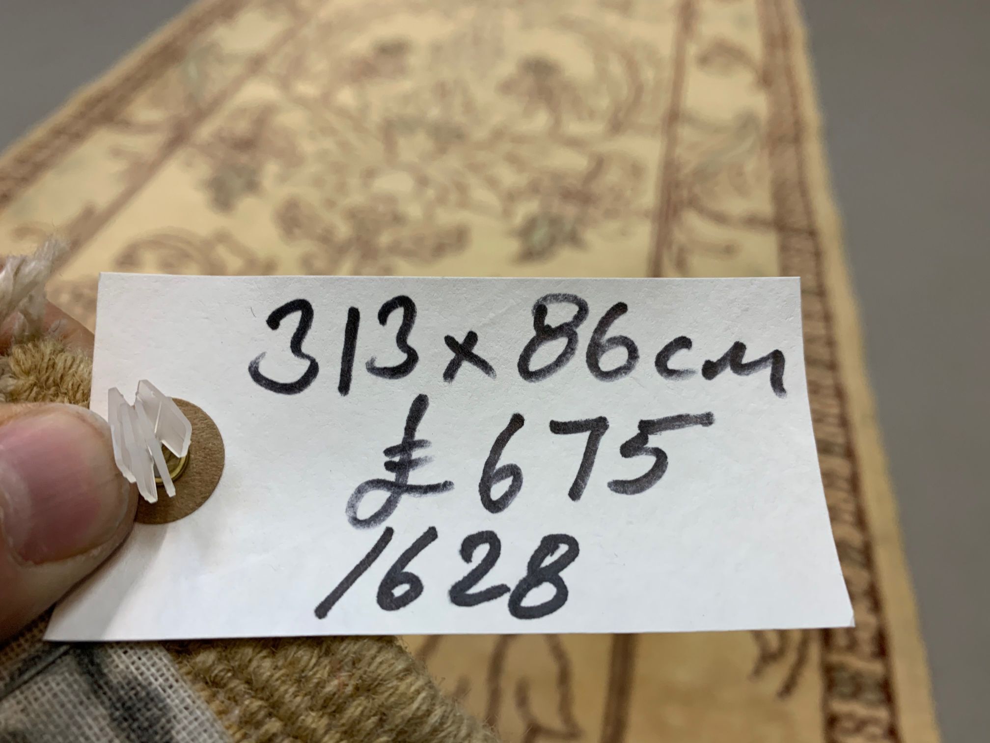 Long Ziegler Runner 313x86 cm