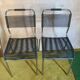 Paire de chaises scoubidou