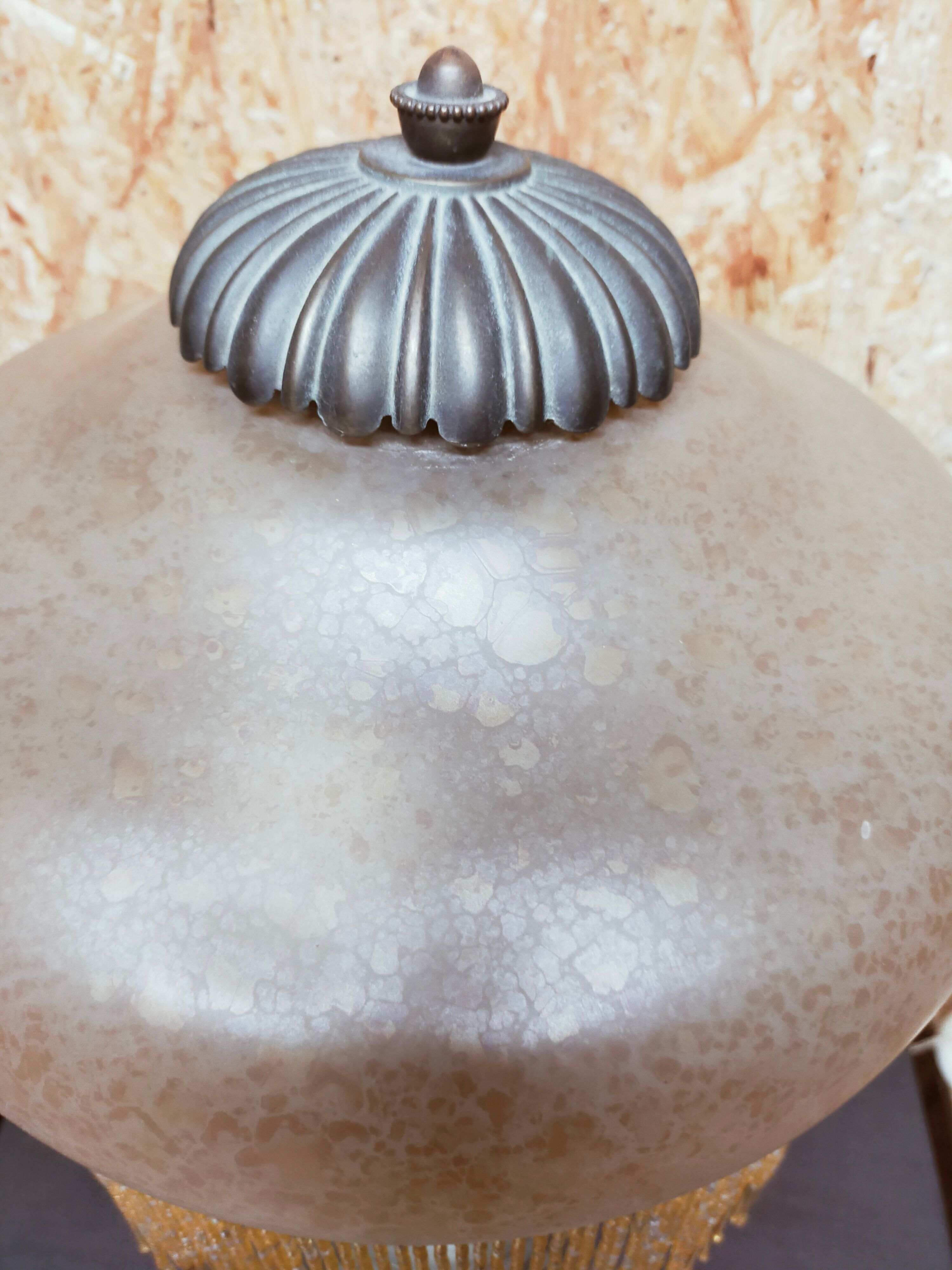 Table lamp, mushroom style, art-nouveau period