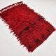Tapis kilim turc rouge vin, petit format, 3 x 5, 100 x 162 cm