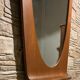 Campo & Graffi - teak vintage wall mirror - 60s mid century modern wood mirror made in italy