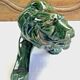 Art Deco lion statue 1930 cracked Saint Clement
